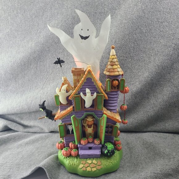 Avon Halloween Haunted House TESTED WORKS No Cord 10 inches Glow in the Dark - Picture 15 of 16